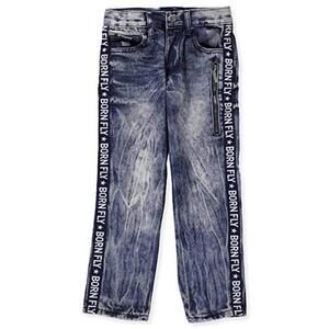 NEW MENS BORNFLY CLASSIC DARK STONE BLUE JEANS B07D2233 SIZE 48 X 34